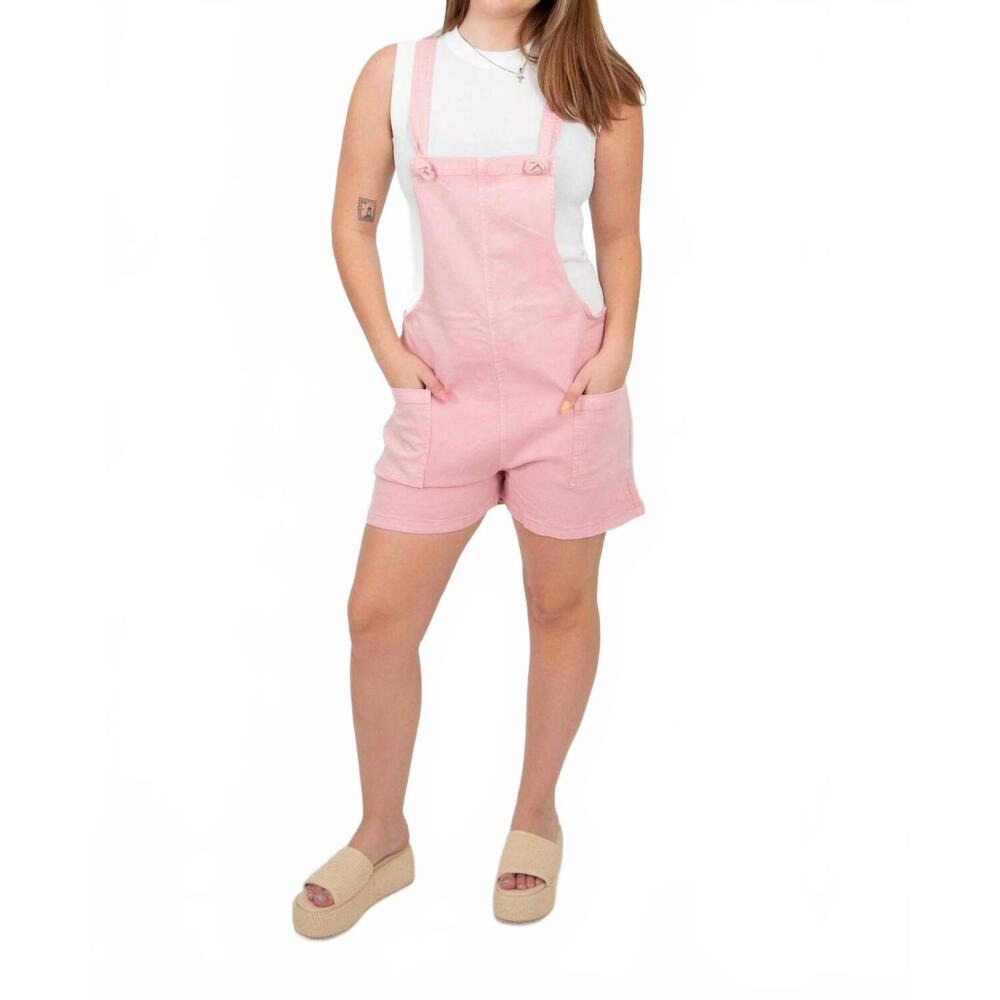 NEW LITTLE DAISY CLOSET knot tie romper in pink